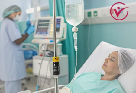Пациент под капельницей